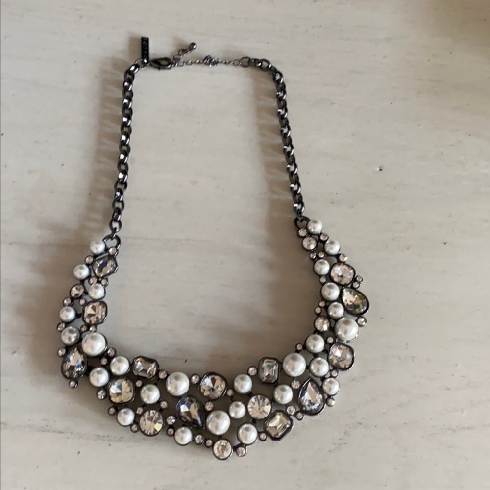 Pearl and Diamond Necklace